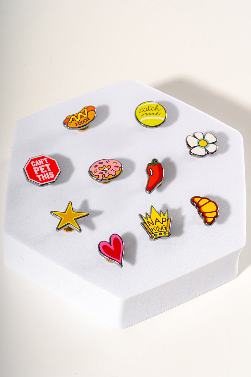 Removable metal charms for dog's harness by Mou Mou Couture