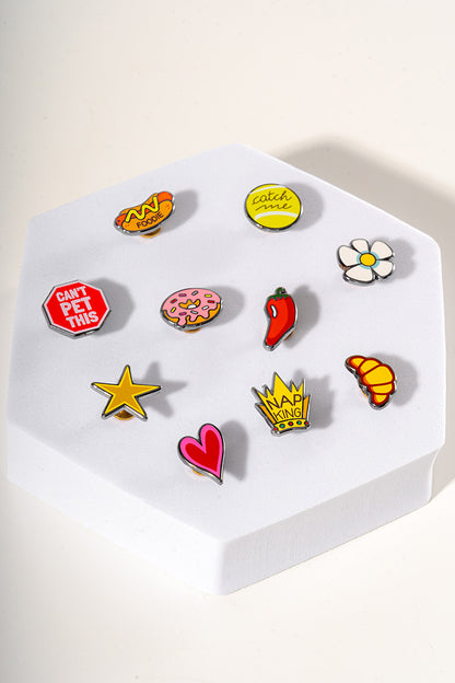 Removable metal charms for dog's harness by Mou Mou Couture